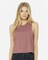 BELLA + CANVAS Women’s Racerback Crew Neck Crop Tank Top for Custom Printing & Gym Outfits